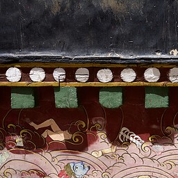Mural from Nechung Monastery, Lhasa