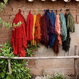 Dyed Wool, Chinchero, Peru