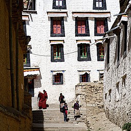 Windows at Drepung, Lhasa