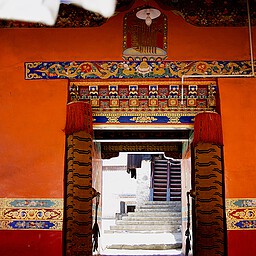 Tiger Door Hangings, Tashilunpo, Shigatse
