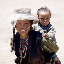 Smiling Mother, Frowning Baby