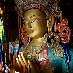 Maitreya Buddha, Thiksey Monastery, Leh