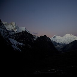 Before Dawn, Kangshung Face, Everest
